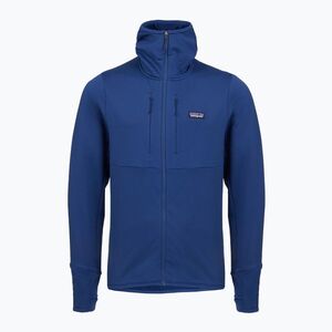 Férfi Patagonia R1 Thermal Full Zip Hoody clement kék trekking pulóver (R1 Thermal Full Zip Hoody 40600) kép