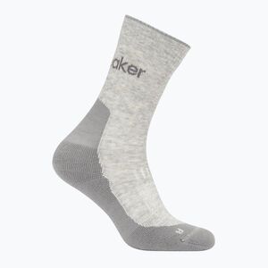 Icebreaker női zokni Merino Hike+ Light Crew blizzard heather/alloy (Merino Hike+ Light Crew IB0A578K0HN1) kép