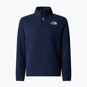Gyermek polár pulóver The North Face Teen Glacier 1/4 Zip summit navy (Teen Glacier 1/4 Zip NF0A8CVG8K21) kép