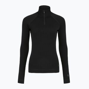 Női termikus pulóver Smartwool Classic Thermal Merino Base Layer 1/4 cipzáros dobozos fekete (Classic Thermal Merino Base Layer 1/4 Zip Boxed 028290-011) kép