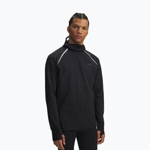 Férfi futópulóver Under Armour Velociti Pro Balaclava Hoodie black/reflective (Velociti Pro Balaclava Hoodie 6005969-004) kép