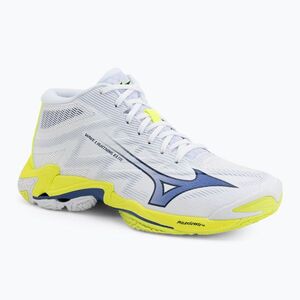 Röplabdacipő Mizuno Wave Lightning Elite Mid White/Lightning Yellow/Dazzling Blue (Wave Lightning Elite Mid V1GA260539) kép