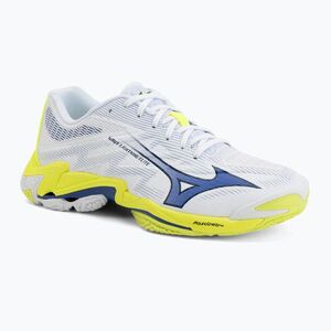 Röplabdacipő Mizuno Wave Lightning Elite white/lightning yellow/dazzling blue (Wave Lightning Elite V1GA260039) kép