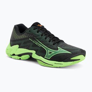 Röplabdacipő Mizuno Wave Lightning Elite black/glowing apple/mandarin orange (Wave Lightning Elite V1GA260049) kép
