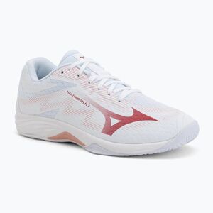 Női röplabdacipő Mizuno Lightning Select white/rose elegance/lava falls (Lightning Select V1GC267073) kép