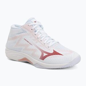 Női röplabdacipő Mizuno Lightning Select Mid white/rose elegance/lava falls (Lightning Select Mid V1GC267573) kép