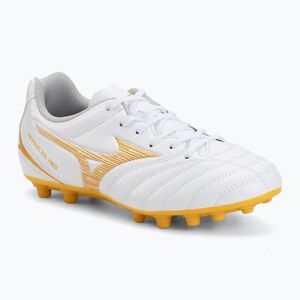 Gyerek focicipő Mizuno Monarcida Neo III Select AG white/mp gold (Monarcida Neo III Select AG P1GB262650) kép