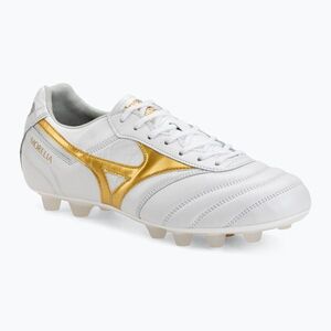 Focicipő Mizuno Morelia II Japan FG white/football gold/galaxy silver (Morelia II Japan FG P1GA260150) kép