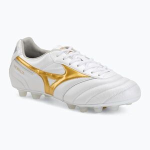 Focicipő Mizuno Morelia II Elite FG white/football gold/galaxy silver (Morelia II Elite FG P1GA260450) kép