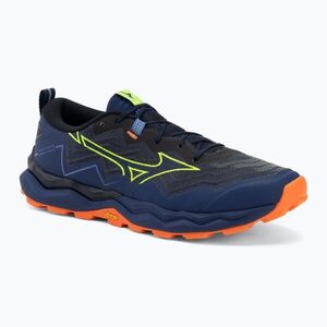 Férfi futócipő Mizuno Wave Daichi 9 estate blue/lightning yellow (Wave Daichi 9 J1GJ257111) kép