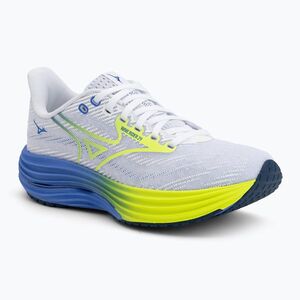 Női futócipő Mizuno Wave Rider 29 white/lightning yellow/ultramarine (Wave Rider 29 J1GD250371) kép