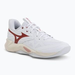 Női röplabdacipő Mizuno Wave Momentum Pro white/rose elegance/lava falls (Wave Momentum Pro V1GC254073) kép