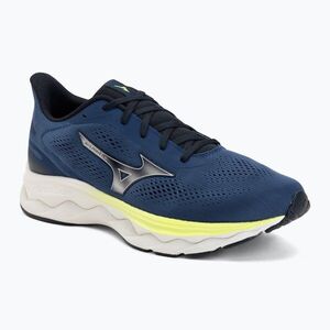 Férfi futócipő Mizuno Wave Serene 2 estate blue/silver/lightning yellow (Wave Serene 2 J1GC255951) kép