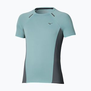 Férfi futópóló Mizuno Active DryAeroFlow Tee aquifer (Active DryAeroFlow Tee J2GAD00329) kép