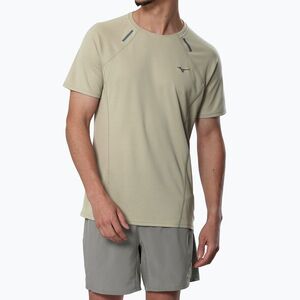 Férfi futópóló Mizuno Active DryAeroFlow Tee elm (Active DryAeroFlow Tee J2GAD00339) kép