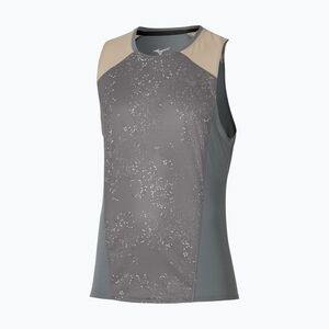 Férfi futótrikó Mizuno Active DryAeroFlow Graphic Tank Top lava smoke (Active DryAeroFlow Graphic J2GAD01008) kép