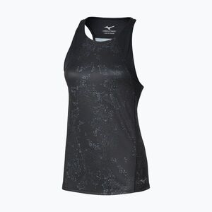 Női futópóló Mizuno Active DryAeroFlow Graphic Tank Top black (Active DryAeroFlow Graphic J2GAD21690) kép