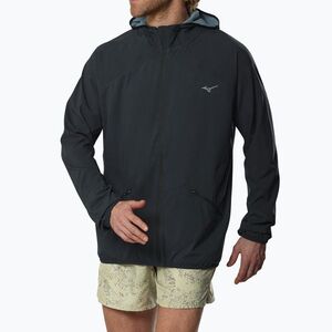 Férfi futódzseki Mizuno Active Alpha Hooded black (Active Alpha Hooded J2GED00109) kép