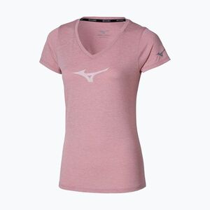 Női futópóló Mizuno Core Runbird Tee rose elegance (Core Runbird Tee J2GAD21165) kép