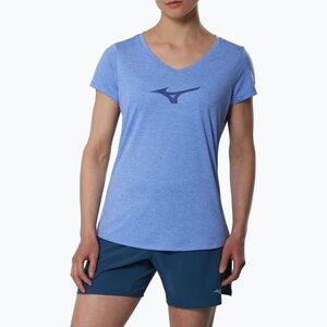 Női futópóló Mizuno Core Runbird Tee ultramarine (Core Runbird Tee J2GAD21128) kép