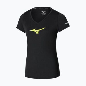Női futópóló Mizuno Core Runbird Tee black (Core Runbird Tee J2GAD21109) kép