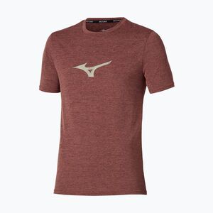 Férfi futópóló Mizuno Core Runbird Tee copper brown (Core Runbird Tee J2GAD01155) kép