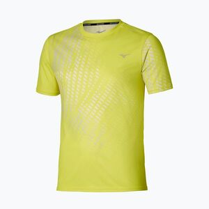 Férfi futópóló Mizuno Core Graphic Tee lightning yellow (Core Graphic Tee J2GAD00743) kép