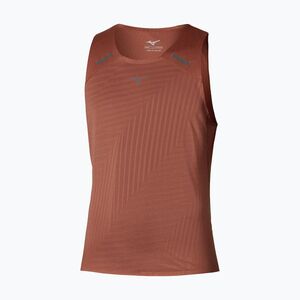 Férfi futópóló Mizuno Tech Light Tank copper brown (Tech Light Tank J2GAD00055) kép