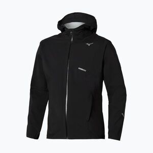 Férfi futódzseki Mizuno Trail Waterproof 20K Hooded black (Trail Waterproof 20K Hooded J2GED00209) kép