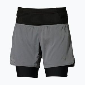 Női futóshort Mizuno Trail Multipocket 2in1 lava smoke (Trail Multipocket 2in1 J2GBD21408) kép