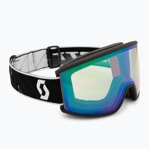 Síszemüveg SCOTT Ambit Compact black/white & aurora green chrome (Ambit Compact 421704) kép