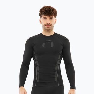 Férfi termoaktív pulóver Viking Eiger 2.0 black/grey (Eiger 2.0 500/27/3907) kép