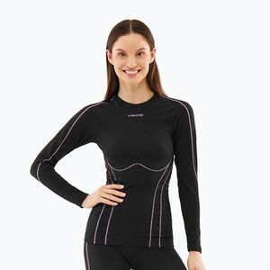 Női termoaktív pulóver Viking Etna 2.0 black/purple (Etna 2.0 500/27/6047) kép