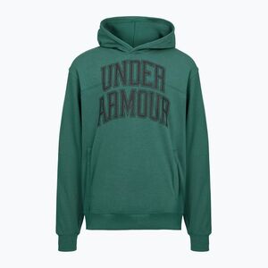 Férfi kapucnis pulóver Under Armour Rival LW Graphic Hoodie rack green/black (Rival LW Graphic Hoodie 6014686-338) kép