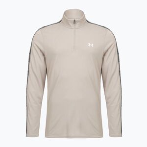 Férfi pulóver Under Armour Tech Taping 1/2 Zip timberwolf taupe/black/white (Tech Taping 1/2 Zip 6012357-203) kép