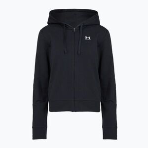 Női pulóver Under Armour Sport Terry FZ black/white (Sport Terry FZ 6011017-001) kép