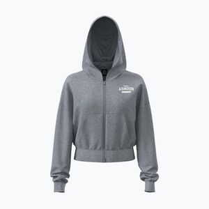 Női cipzáras pulóver Under Armour Icon Fleece Nov FZ mod gray light heather/white (Icon Fleece Nov FZ 6010978-011) kép
