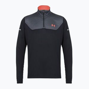Férfi pulóver Under Armour Tech Utility 1/4 Zip black/venom red (Tech Utility 1/4 Zip 6004963-002) kép