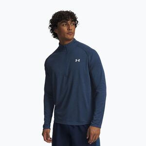 Férfi hosszú ujjú Under Armour Tech Textured 1/2 Zip wham blue/white (Tech Textured 1/2 Zip 1382797-498) kép