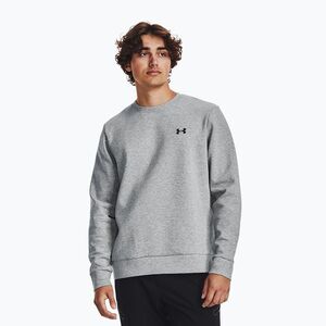 Férfi pulóver Under Armour Unstoppable Fleece Crew mod gray/black (Unstoppable Fleece Crew 1381688-011) kép