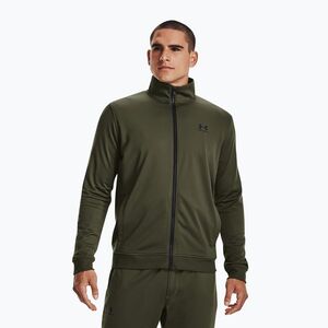 Férfi pulóver Under Armour Sportstyle Tricot navy od green/navy od green/black (Sportstyle Tricot 1329293-390) kép