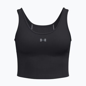 Női edző trikó Under Armour Vanish Seamless Tank black/steel/steel (Vanish Seamless Tank 6000640-004) kép