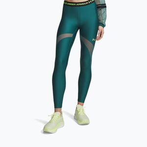 Férfi edző leggings Under Armour HeatGear Mesh rack green/hyper green (HeatGear Mesh 6010009) kép