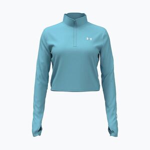 Női hosszú ujjú edzőfelső Under Armour Tech Branded 1/2 Zip blue haze/lumos lime/white (Tech Branded 1/2 Zip 6009988-425) kép