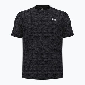 Férfi edzőpóló Under Armour Tech Textured black/white (Tech Textured 1382796-001) kép