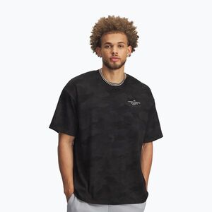 Férfi edzőpóló Under Armour HTW Athletic Dept AOP Black/White (HTW Athletic Dept AOP 6005655-001) kép