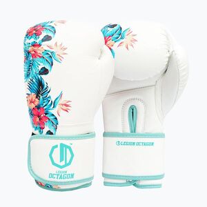 Bokszkesztyűk Octagon Legion Flower white/sea green (Legion Flower 11242-PRB) kép