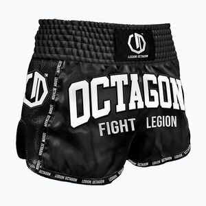 Edzőshort Octagon Kickboxing/Muay Thai Legion Fight Legion Premium black/white (Kickboxing/Muay Thai Legion Fight Legion Premium 10091-SMT) kép