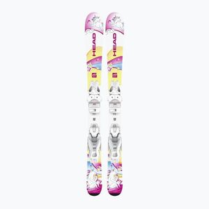 Gyerek síléc HEAD Unicorn Easy JRS + kötések Jrs 4.5 GW CA white/pink (Unicorn Easy JRS + Jrs 4.5 GW CA 314575/114478) kép