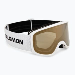 Gyerek síszemüveg Salomon Lumi Acces Jr white/flash gold (Lumi Acces Jr L47910800) kép